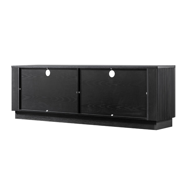 Maru 162cm TV Unit with Drawers, Black