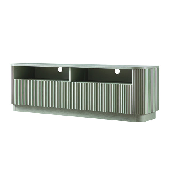 Maru 162cm TV Unit with Drawers, Sage Green