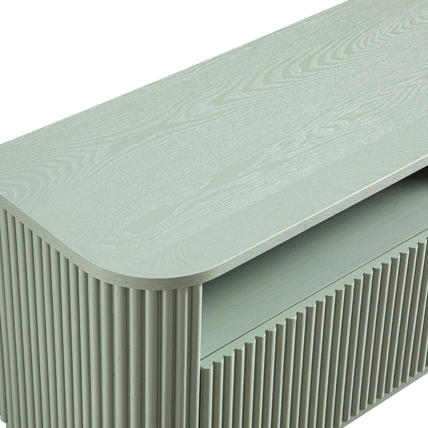 Maru 162cm TV Unit with Drawers, Sage Green