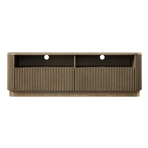 Maru 162cm TV Unit with Drawers, Silver Oak