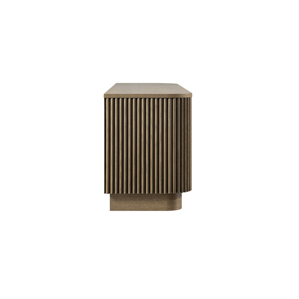 Maru 162cm TV Unit with Drawers, Silver Oak