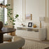 Maru 162cm TV Unit with Drawers, Washed White - daals