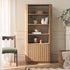 Maru Bookcase with Cabinet, Oak - daals