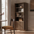 Maru Bookcase with Cabinet, Silver Oak - daals