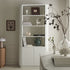 Maru Bookcase with Cabinet, Washed White - daals