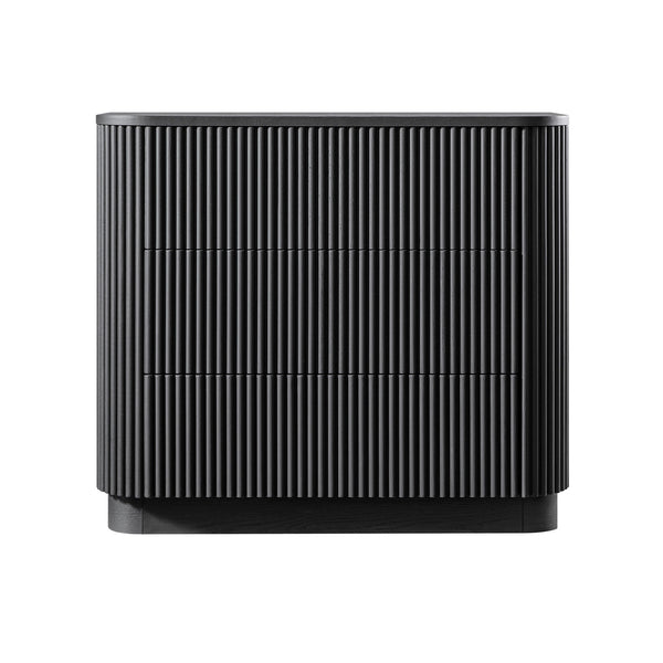 Maru Chest of 3 Drawers, Black