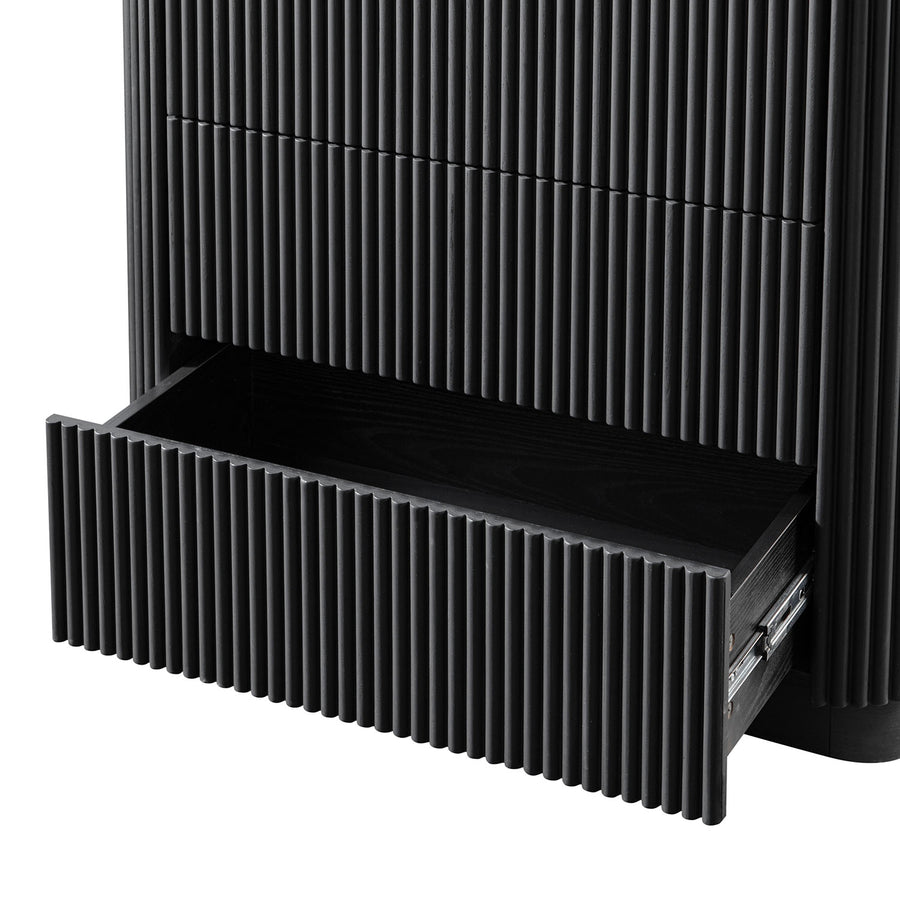 Maru Chest of 3 Drawers, Black