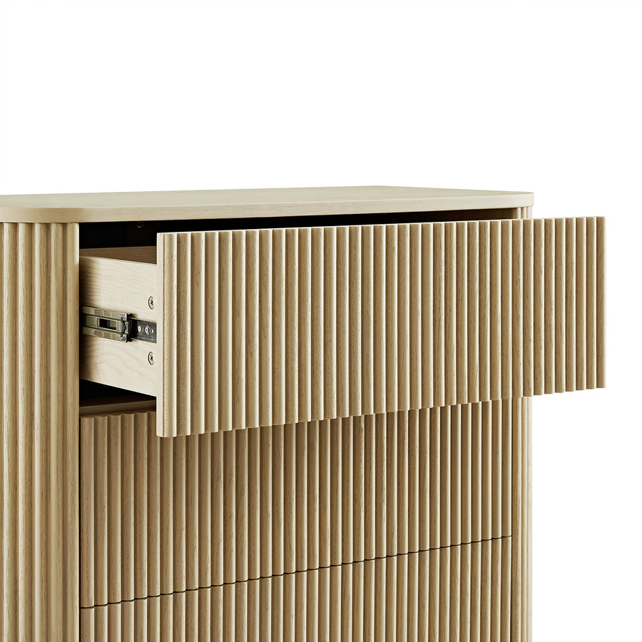 Maru Chest of 3 Drawers, Greige Oak