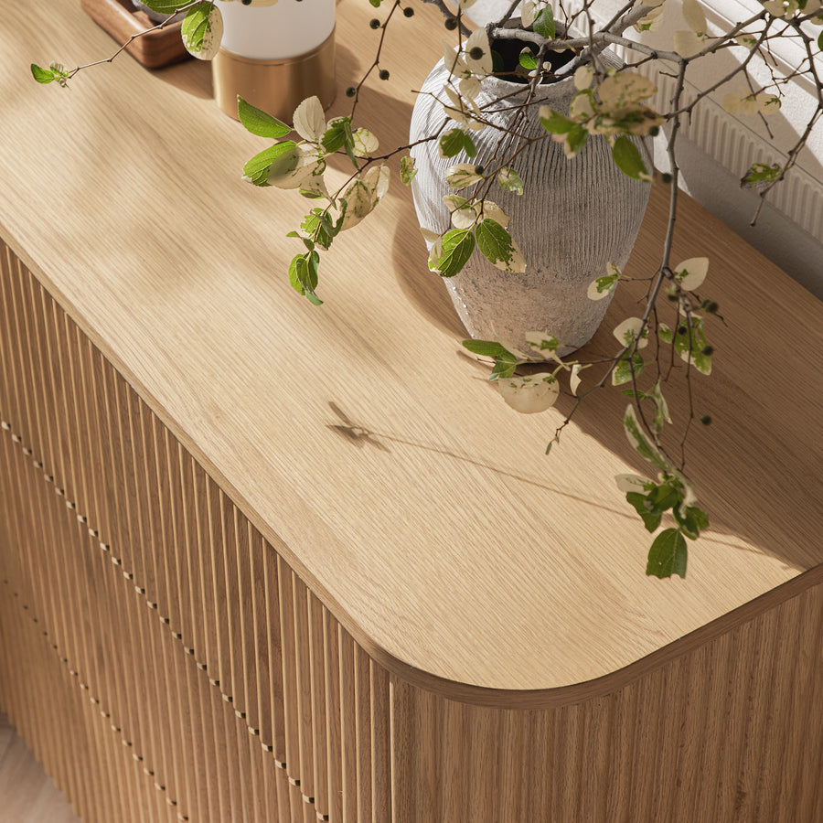 Maru Chest of 3 Drawers, Oak