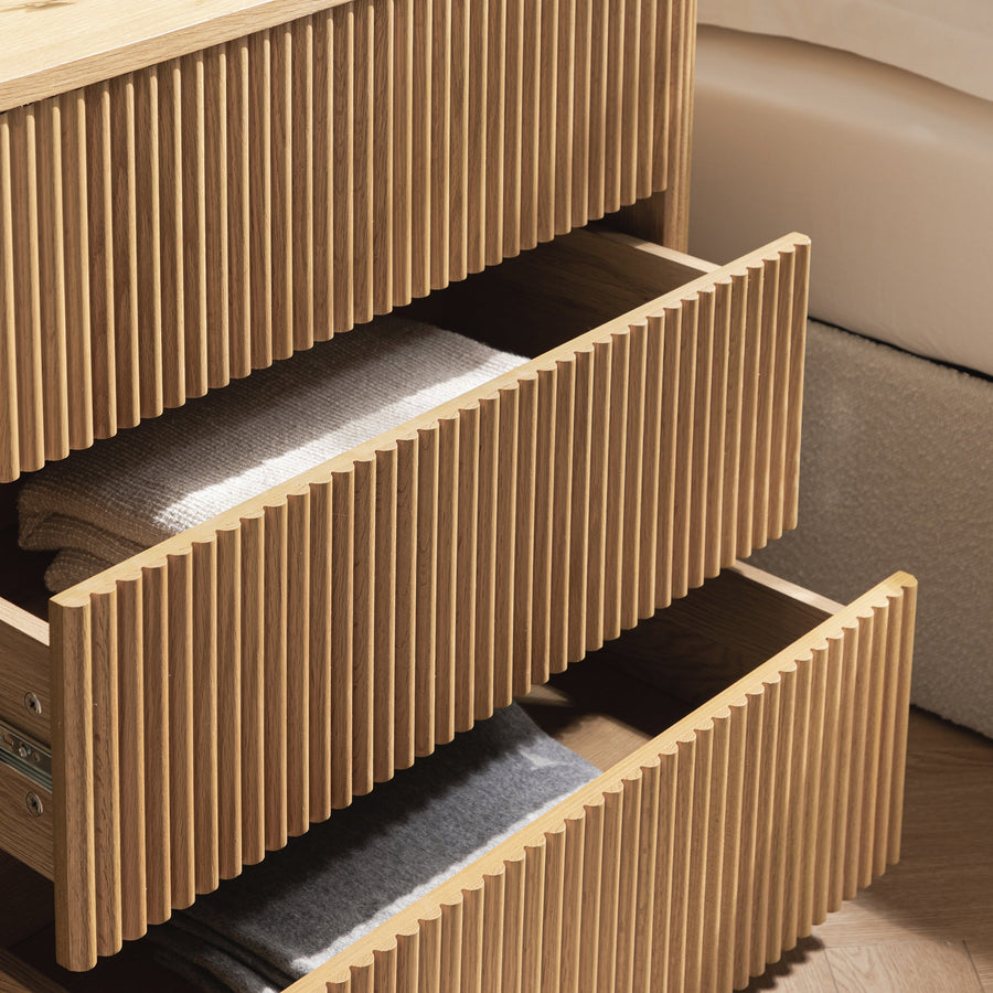 Maru Chest of 3 Drawers, Oak