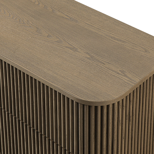 Maru Chest of 3 Drawers, Silver Oak