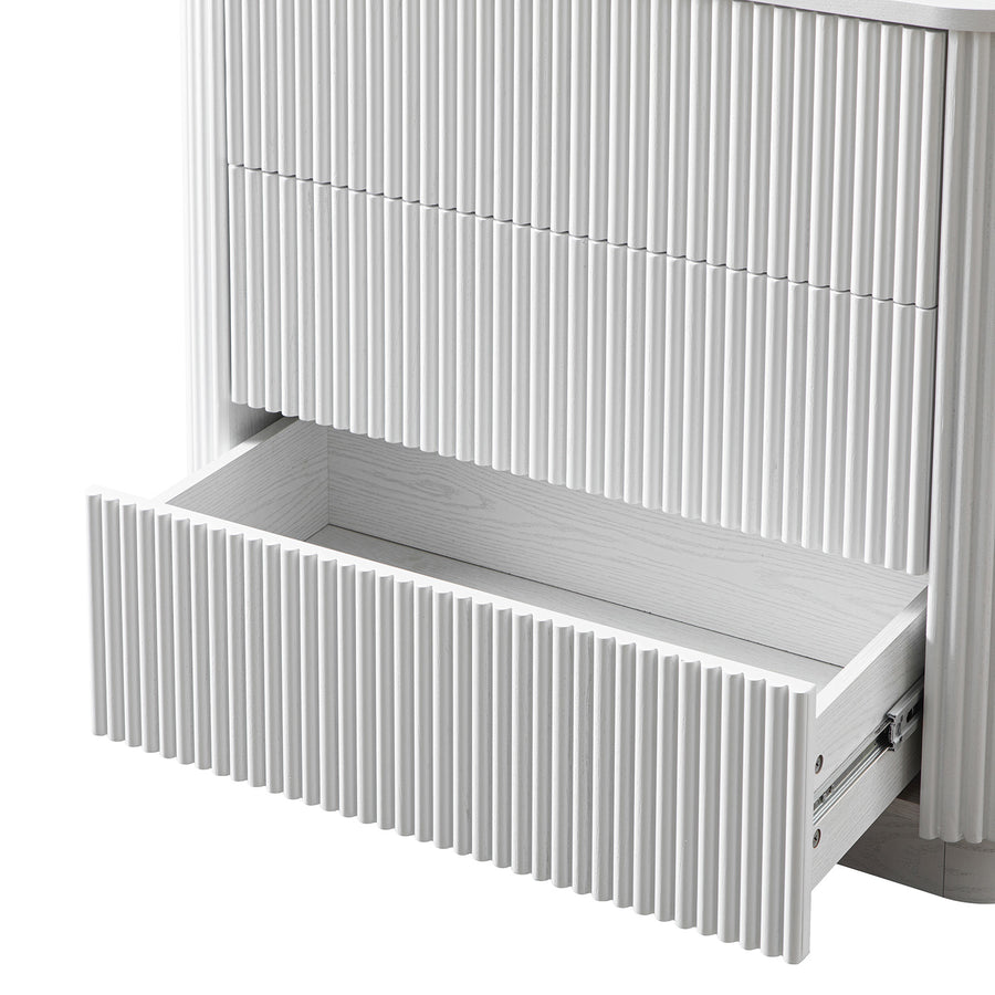 Maru Chest of 3 Drawers, Washed White