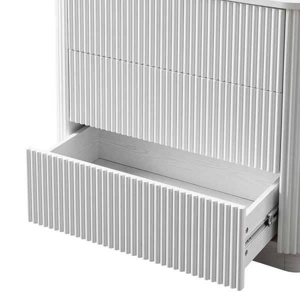 Maru Chest of 3 Drawers, Washed White