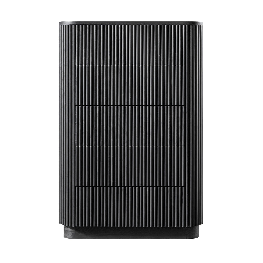 Maru Chest of 5 Drawers, Black