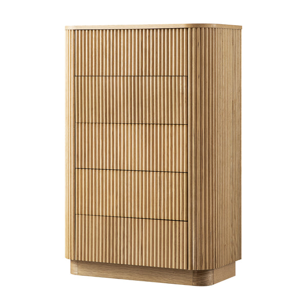 Maru Chest of 5 Drawers, Oak