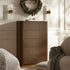 Maru Chest of 5 Drawers, Silver Oak - daals