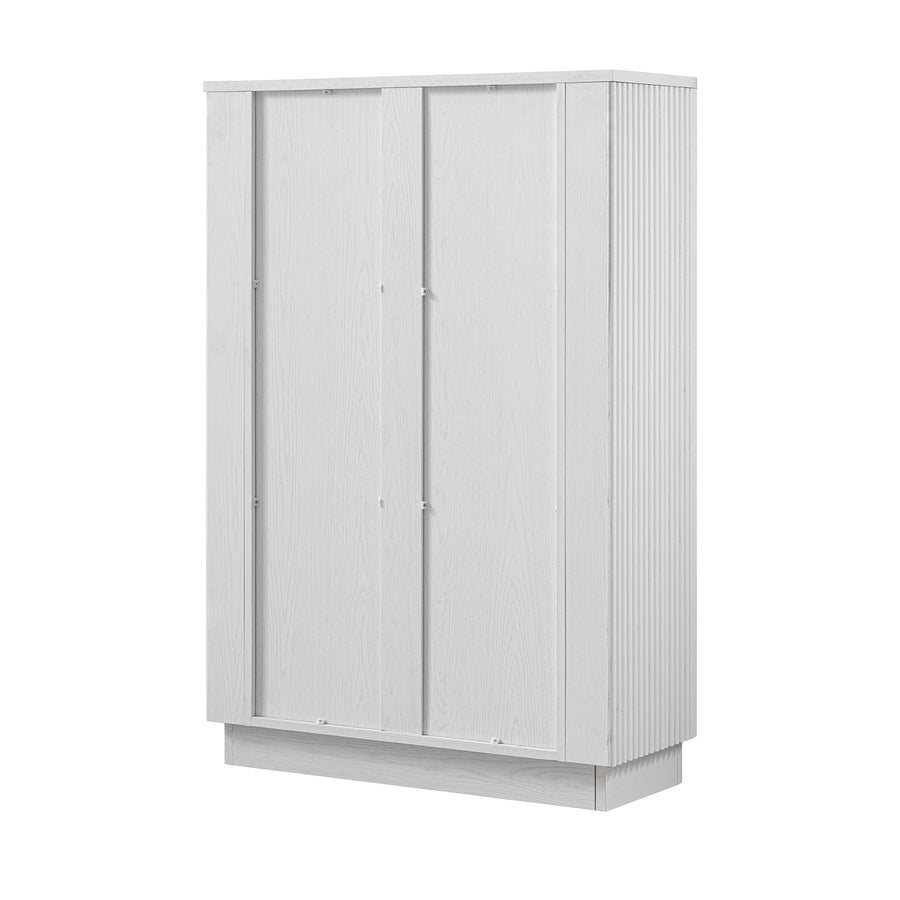 Maru Chest of 5 Drawers, Washed White