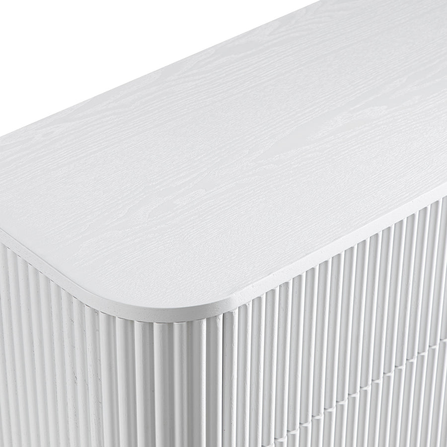 Maru Chest of 5 Drawers, Washed White