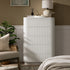 Maru Chest of 5 Drawers, Washed White - daals