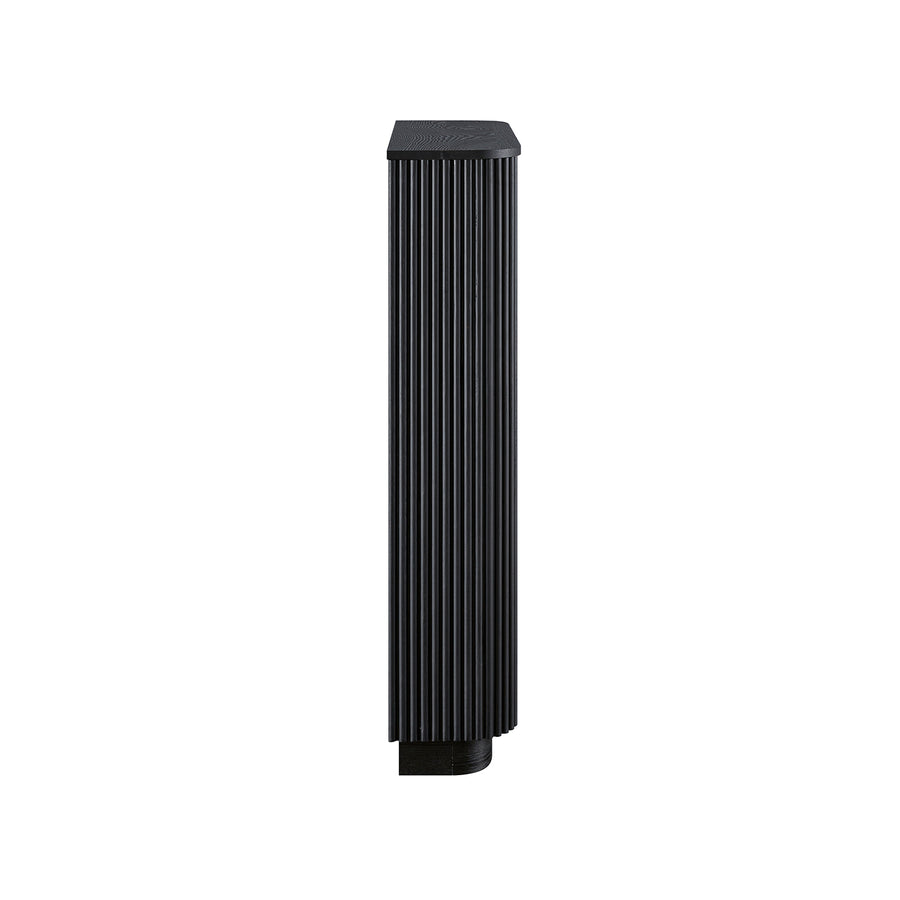 Maru 3-Door Shoe Storage Cabinet, Black