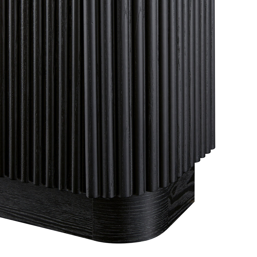 Maru 3-Door Shoe Storage Cabinet, Black
