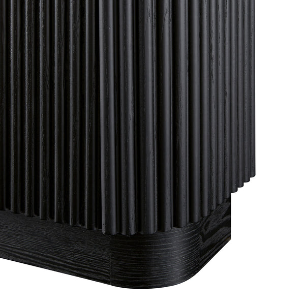 Maru 3-Door Shoe Storage Cabinet, Black