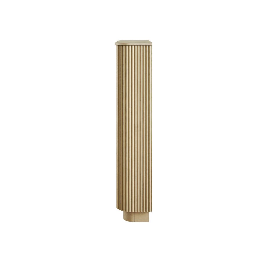 Maru 3-Door Shoe Storage Cabinet, Greige Oak