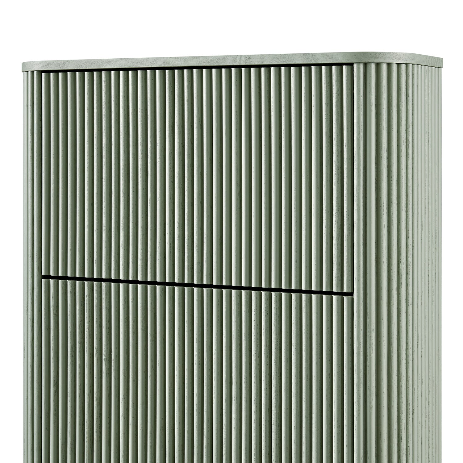 Maru 3-Door Shoe Storage Cabinet, Sage Green