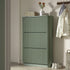 Maru 3 - Door Shoe Storage Cabinet, Sage Green - daals