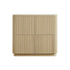 Maru 4-Door Shoe Storage Cabinet, Greige Oak