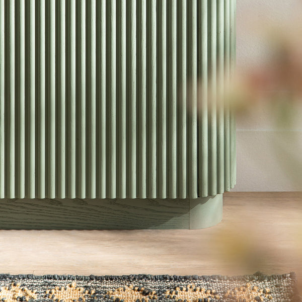 Maru 4-Door Shoe Storage Cabinet, Sage Green