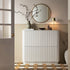 Maru 4 - Door Shoe Storage Cabinet, Washed White - daals