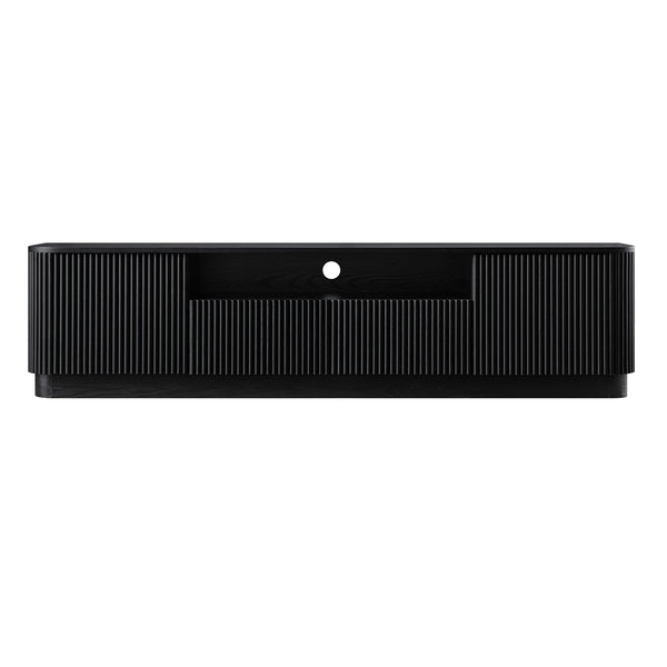 Maru 200cm Wide TV Unit with Drawers, Black