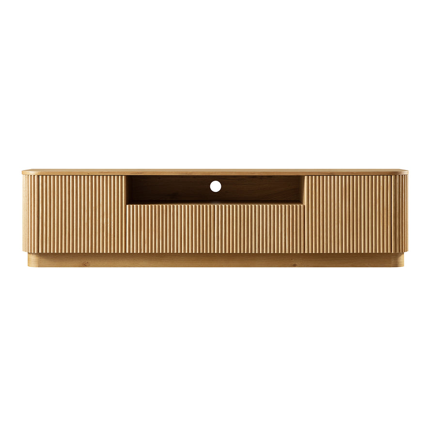 Maru 200cm Wide TV Unit with Drawers, Oak