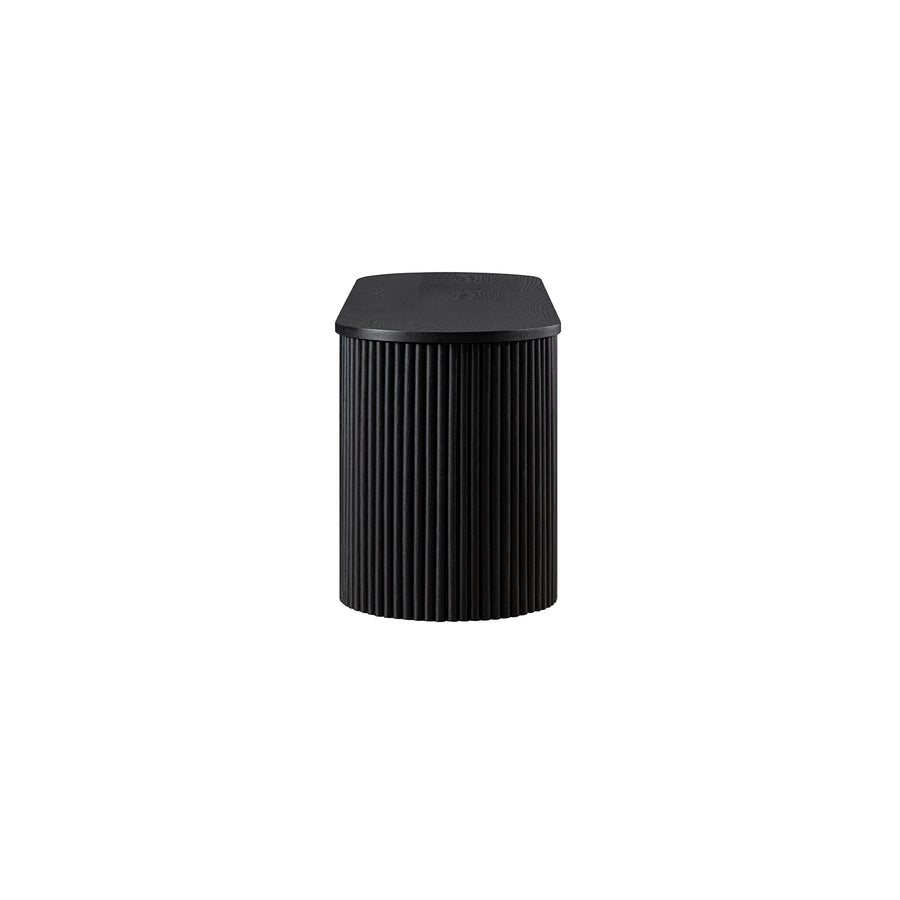 Maru Storage Ottoman Bench, Black