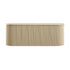 Maru Storage Ottoman Bench, Greige Oak