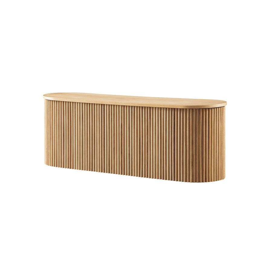 Maru Storage Ottoman Bench, Oak