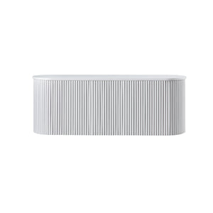 Maru Storage Ottoman Bench, Washed White