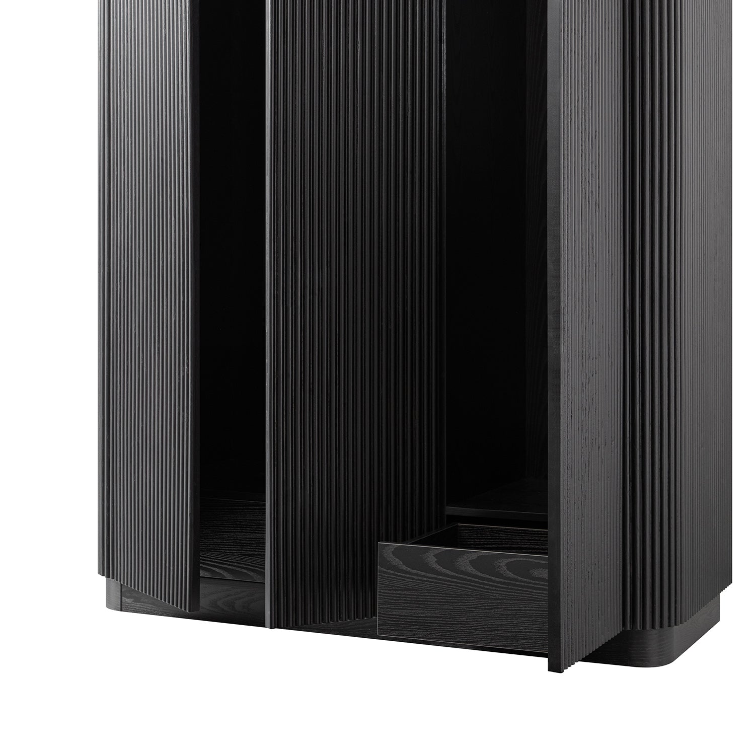 Maru Triple Wardrobe, Black