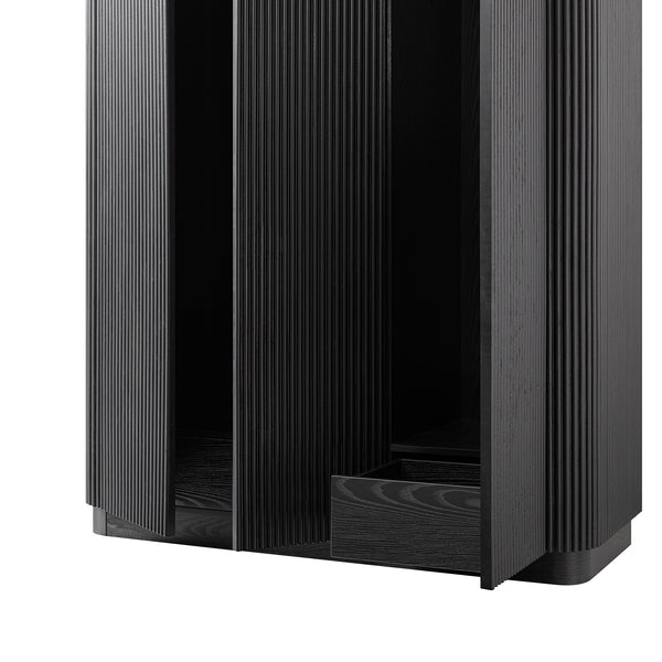 Maru Triple Wardrobe, Black - daals