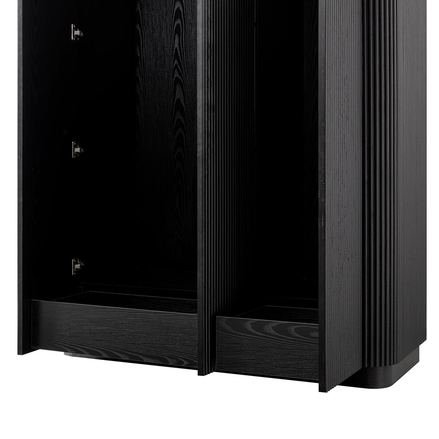Maru Triple Wardrobe, Black