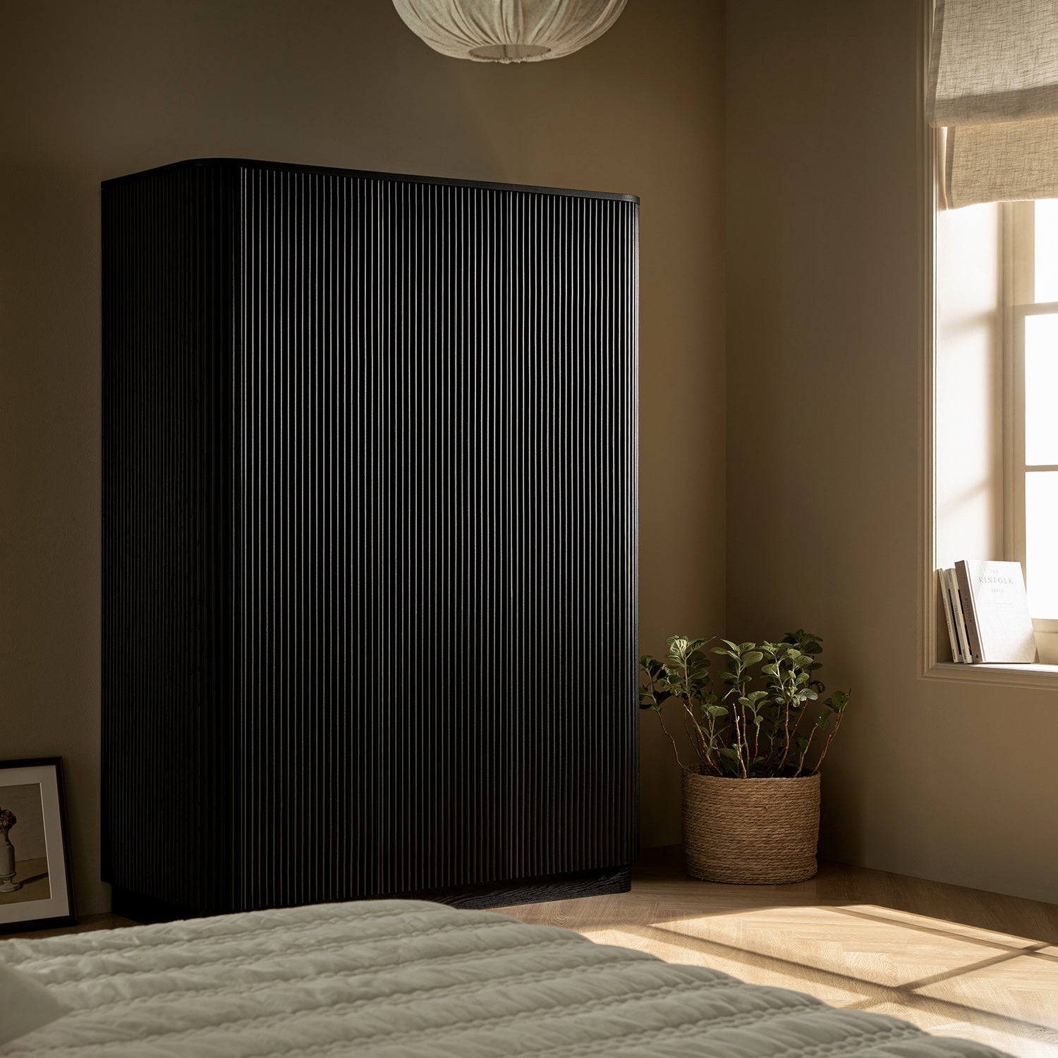 Maru Triple Wardrobe, Black