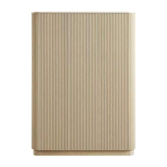 Maru Triple Wardrobe, Greige Oak