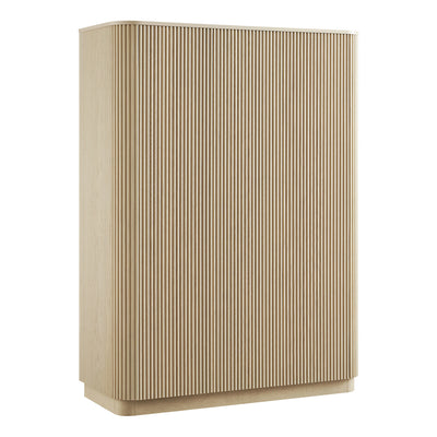 Maru Triple Wardrobe, Greige Oak