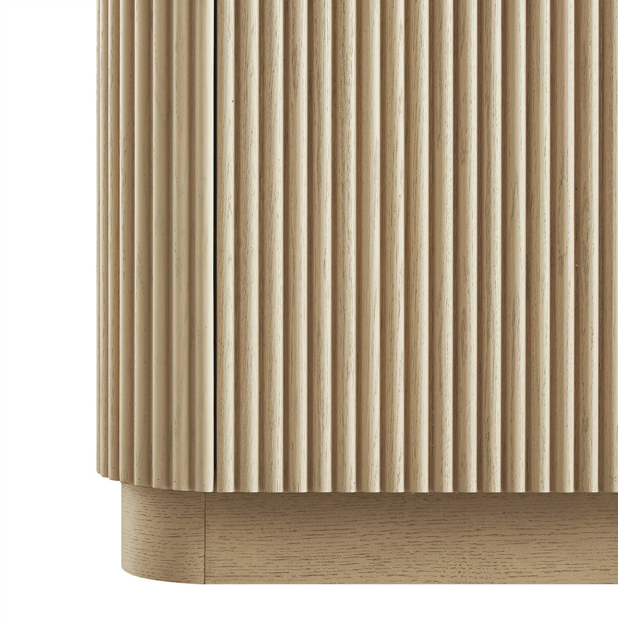 Maru Triple Wardrobe, Greige Oak