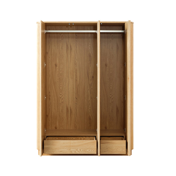 Maru Triple Wardrobe, Oak - daals