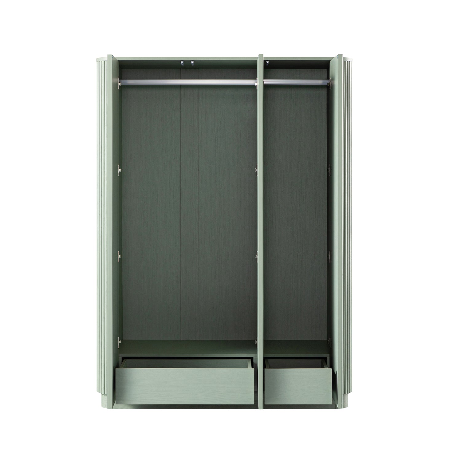 Maru Triple Wardrobe, Sage Green