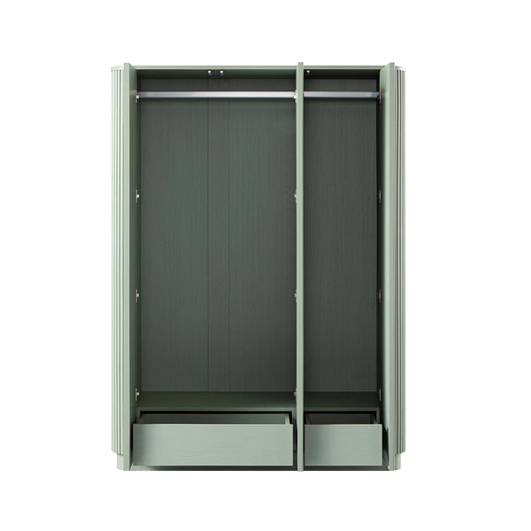 Maru Triple Wardrobe, Sage Green - daals