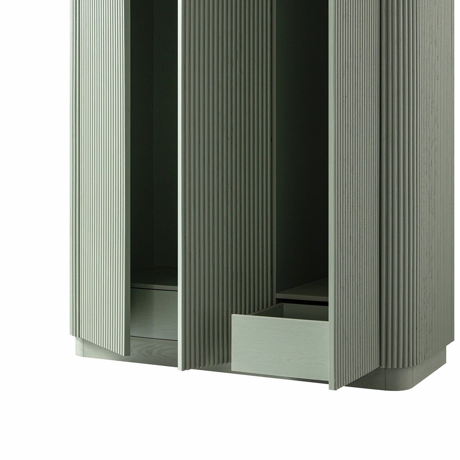 Maru Triple Wardrobe, Sage Green