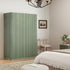 Maru Triple Wardrobe, Sage Green - daals